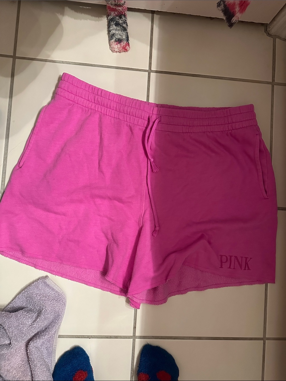 PINK Hot Pink Comfy Shorts